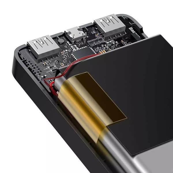 Baseus Bipow Digital Display Powerbank 10000mAh 15W - Svart