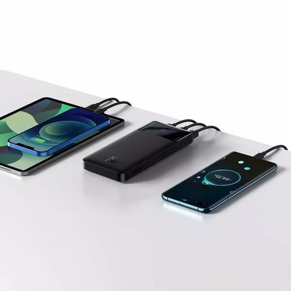 Baseus Bipow Digital Display Powerbank 10000mAh 15W - Svart