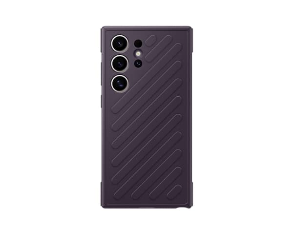 Samsung GP-FPS928SAC - Baksidesskydd för mobiltelefon - mörkviolett - för Galaxy S24 Ultra