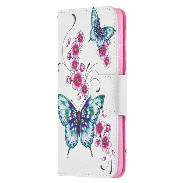 Plånboksfodral Samsung Galaxy XCover 7 - Fjärilar och Blommor