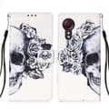 Pikkukuva 3 / 3: Lompakkokotelo Samsung Galaxy XCover 7 - Pääkallo / Ruutu