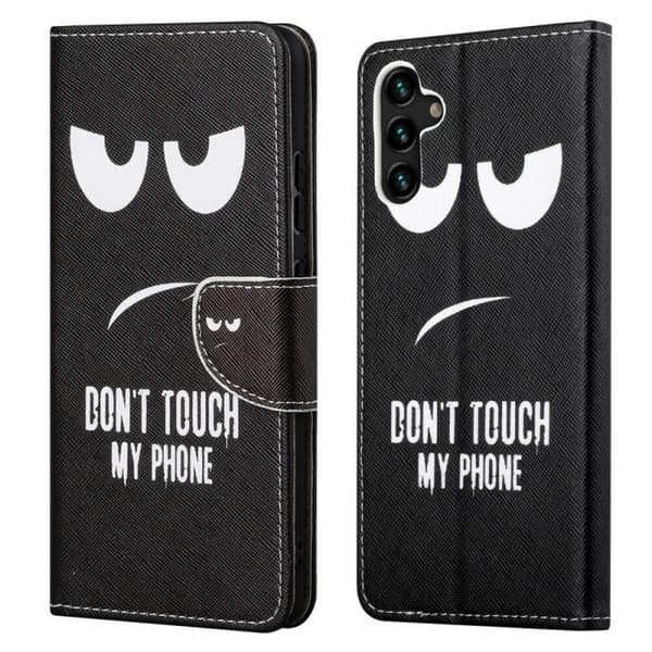 Lompakkokotelo Samsung Galaxy S24 Plus - Don’t Touch My Phone