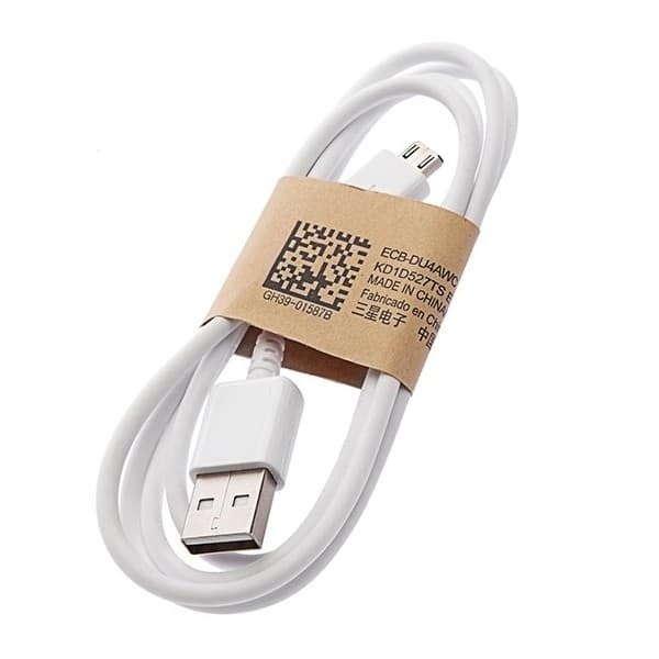 Samsung Micro-USB-kaapeli 1m, valkoinen väri (ECB-DU4AWE)