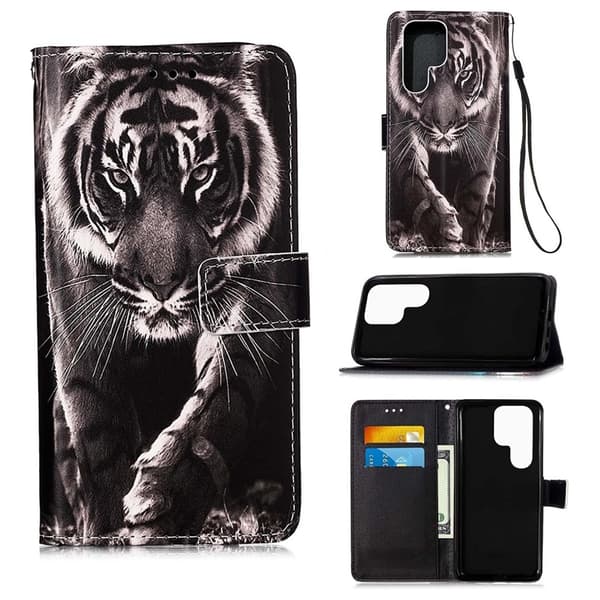 Plånboksfodral Samsung Galaxy S24 Ultra - Tiger