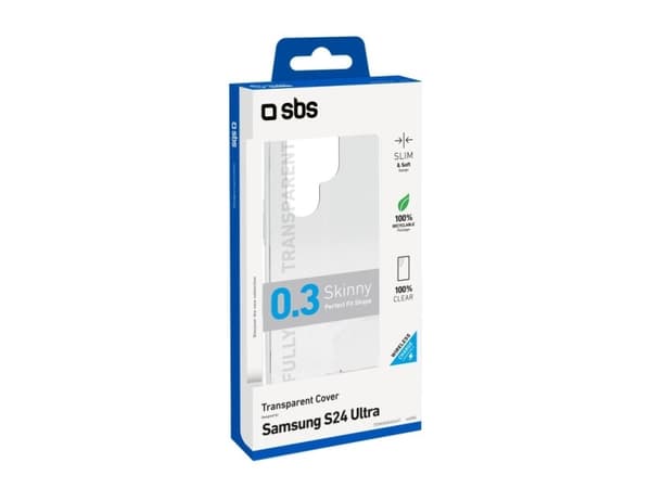 SBS TESKINSAS24UT, Etui, Samsung, Galaxy S24 Ultra, 17,3 cm (6.8"), Gjennomsiktig