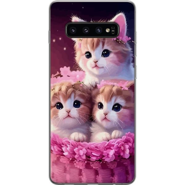 Samsung Galaxy S10 Gennemsigtig cover Katte