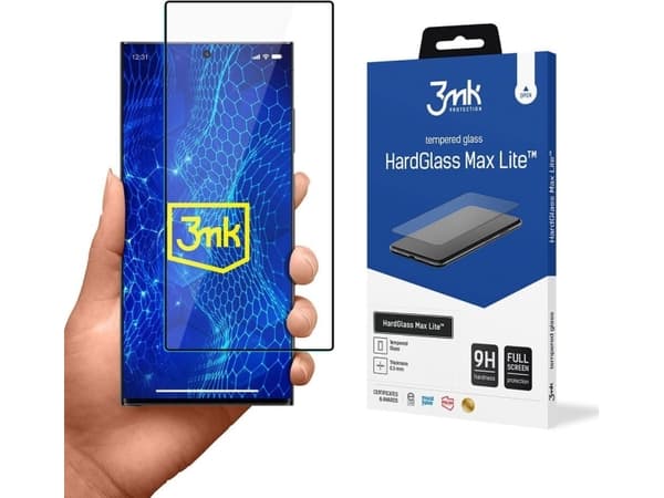 3MK Herdet glass til Samsung Galaxy S24 Ultra - HardGlass Max Lite