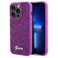 Miniatyrbild 1 av 7: Guess iPhone 14 Pro Mobilskal Disco Script Metal - Lila