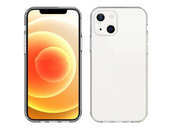eSTUFF Infinite Vienna - Baksidesskydd för mobiltelefon - 100 % återvunnet termoplastpolyuretan (TPU) - transparent - för Apple iPhone 13