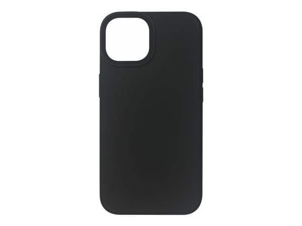 eSTUFF Infinite Rome - Baksidedeksel for mobiltelefon - magnetisk - MagSafe-samsvar - polykarbonat, silikon - svart - for Apple iPhone 14