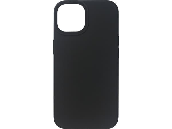 eSTUFF Infinite Rome - Baksidedeksel for mobiltelefon - magnetisk - MagSafe-samsvar - polykarbonat, silikon - svart - for Apple iPhone 14