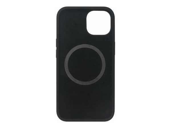eSTUFF Infinite Rome - Baksidedeksel for mobiltelefon - magnetisk - MagSafe-samsvar - polykarbonat, silikon - svart - for Apple iPhone 14
