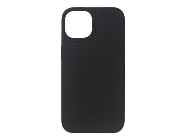 eSTUFF Infinite Rome - Baksidedeksel for mobiltelefon - magnetisk - MagSafe-samsvar - polykarbonat, silikon - svart - for Apple iPhone 14