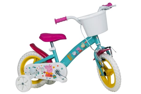 Barncykel 12" Peppa Pig grön 1198