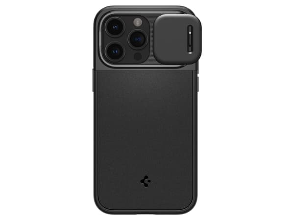 Spigen Optik Armor (MagFit), Omslag, Apple, iPhone 15 Pro, 15,5 cm (6.1"), Svart