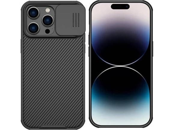 Nillkin CamShield Pro dėklas, skirtas Apple iPhone 14 Pro Max (juodas)