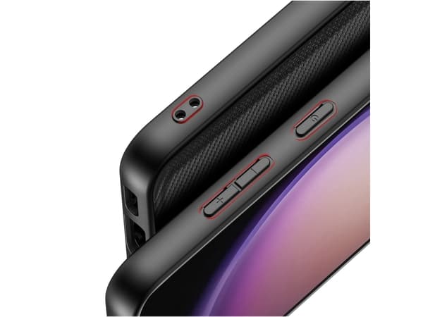 nevox StyleShell NYLO, suojakuori, Samsung, Samsung Galaxy S24 Plus, 16,8 cm (6.6"), Sort