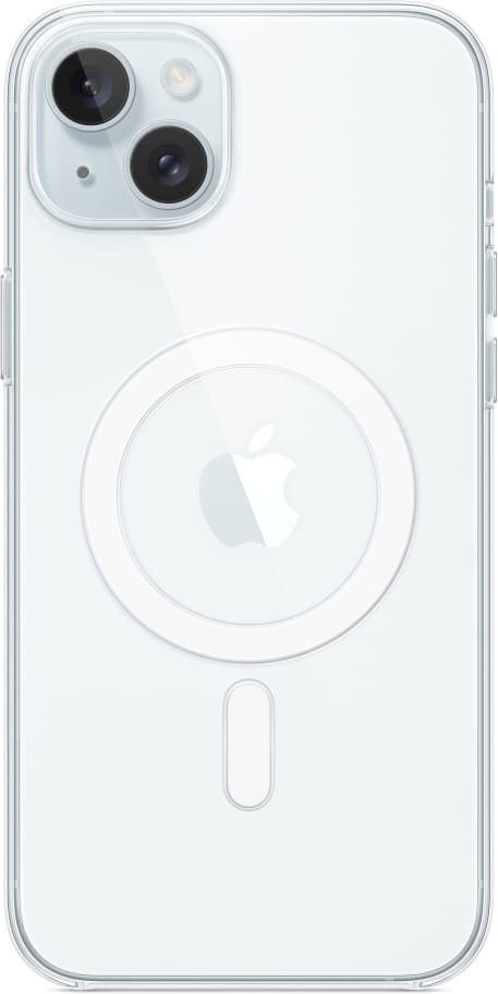 Apple iPhone 15 Plus genomskinligt fodral med MagSafe, transparent