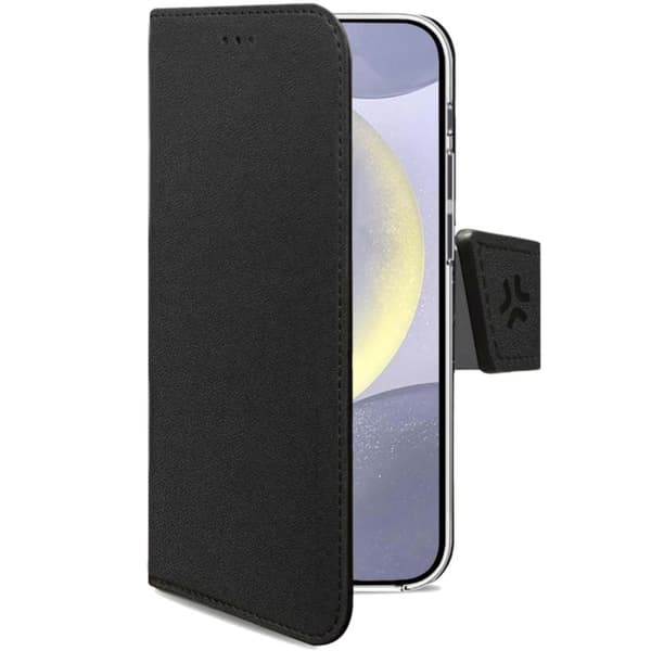 Celly Wally Wallet Case Galaxy S24+ 5G Svart