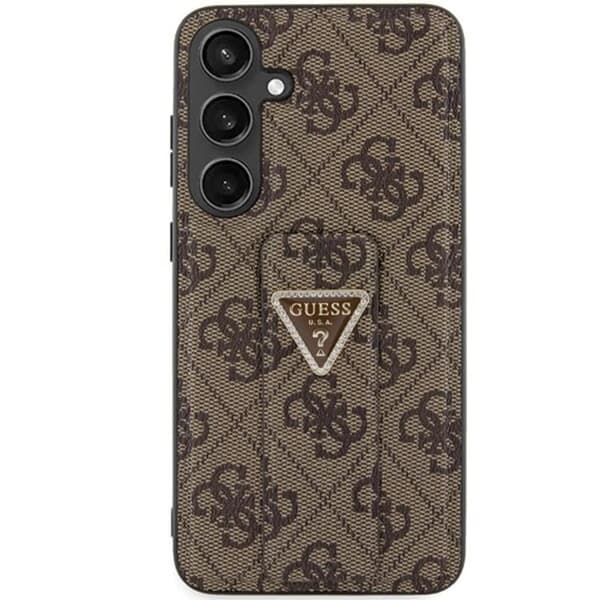 Guess Galaxy S24 Ultra Mobilskal Grip Stand Triangle Strass