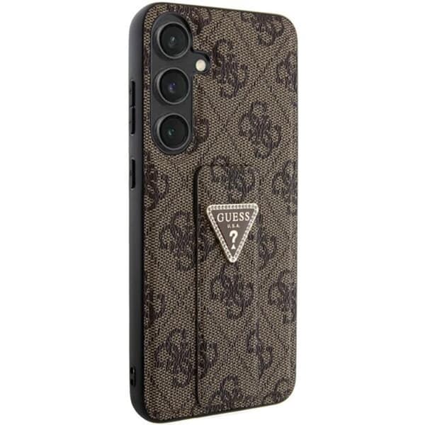 Guess Galaxy S24 Ultra Mobilskal Grip Stand Triangle Strass