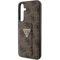 Miniatyrbild 6 av 8: Guess Galaxy S24 Ultra Mobilskal Grip Stand Triangle Strass