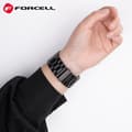 Miniatyrbild 3 av 5: Forcell Apple Watch (42/44/45/49mm) Armband F-Design - Svart