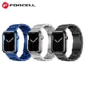 Miniatyrbild 4 av 5: Forcell Apple Watch (42/44/45/49mm) Armband F-Design - Svart