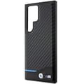 Miniatyrbild 5 av 7: BMW Galaxy S24 Ultra Mobilskal Läder Carbon - Svart