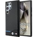 Miniatyrbild 1 av 7: BMW Galaxy S24 Ultra Mobilskal Läder Carbon - Svart