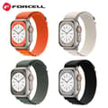 Miniatyrbild 4 av 4: Forcell Apple Watch (42/44/45/49mm) Armband F-Design - Ljusgrå