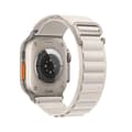 Miniatyrbild 1 av 4: Forcell Apple Watch (42/44/45/49mm) Armband F-Design - Ljusgrå