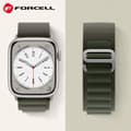 Miniatyrbild 2 av 4: Forcell Apple Watch (42/44/45/49mm) Armband F-Design - Grön