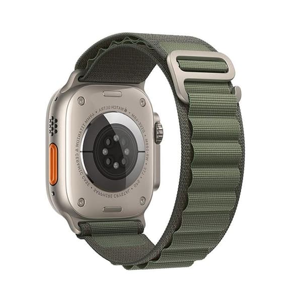 Forcell Apple Watch (42/44/45/49mm) Armband F-Design - Grön