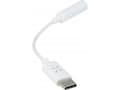 Miniatyrbilde 2 av 3: FIXED - USB-C til hodetelefons-jakkadapter - 24 pin USB-C hann til minijakk hunn - hvit