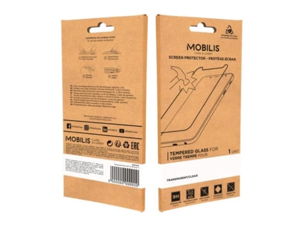 Mobilis - Skärmskydd för mobiltelefon - 2.5D - glas - klar - för Samsung Galaxy Xcover 6 Pro, XCover7