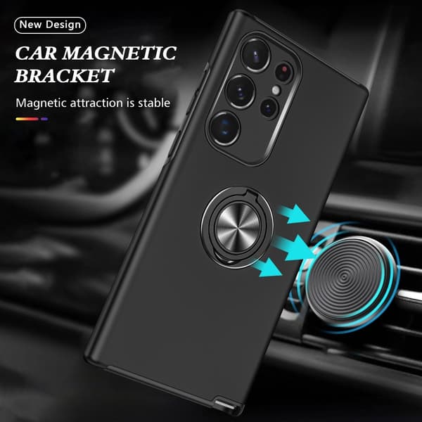 Samsung Galaxy S24 Ultra Fingerring Kickstand Hybrid Taske