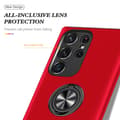 Miniatyrbillede 5 af 7: Samsung Galaxy S24 Ultra Fingerring Kickstand Hybrid Taske