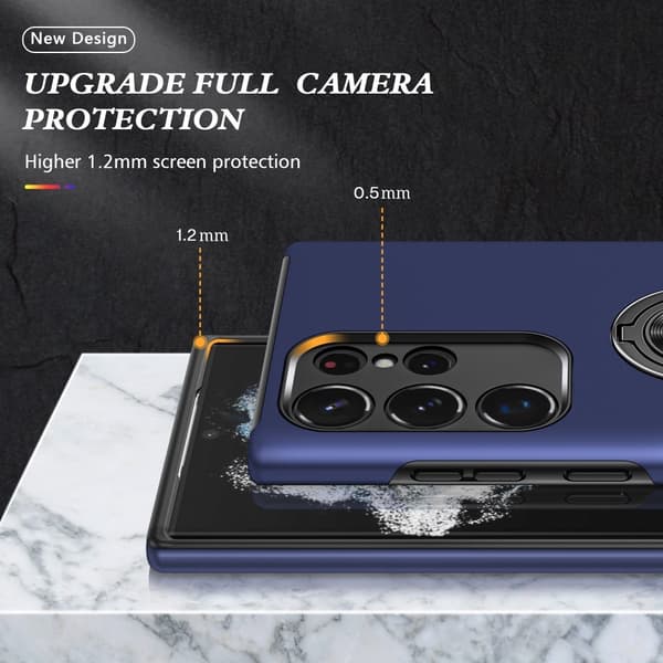 Samsung Galaxy S24 Ultra Fingerring Kickstand Hybrid Taske