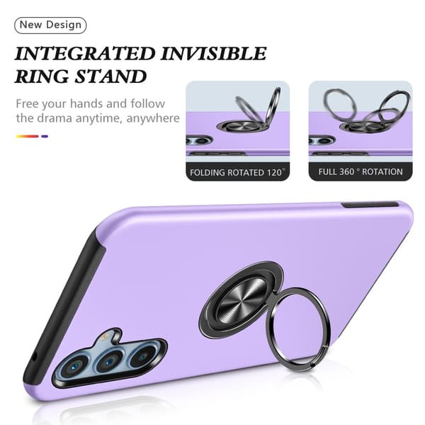 Samsung Galaxy S24 / S25 Fingerring Kickstand Hybrid Taske