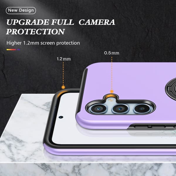 Samsung Galaxy S24 / S25 Fingerring Kickstand Hybrid Taske