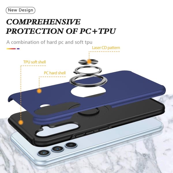 Samsung Galaxy S24+ Fingerring Kickstand Hybrid Taske