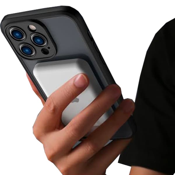 Starkt Magnetiskt Matt Känsla Baksida Fodral för Iphone 15 Pro