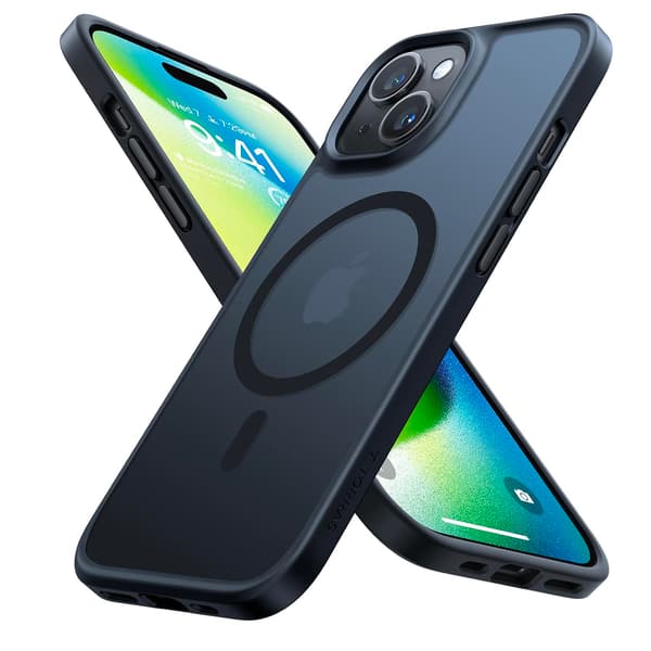 iPhone 15 - Magnetiskt Fodral Med Matt K�nsla