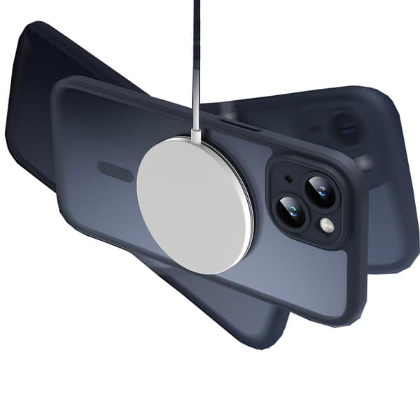 iPhone 15 - Magnetiskt Fodral Med Matt K�nsla