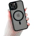 Miniatyrbild 1 av 8: iPhone 15 - Magnetiskt Fodral Med Matt K�nsla