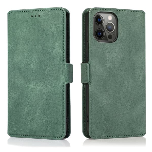 iPhone 15 Pro Max Plånboksfodral i läder med flip-funktion (3-kortfack)