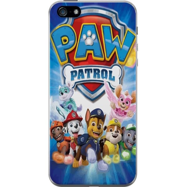Apple iPhone 5 Läpinäkyvä kuori Paw Patrol
