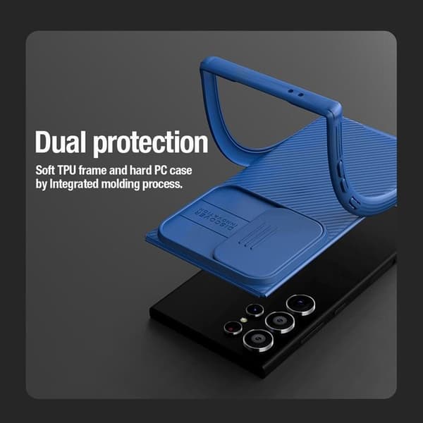 Nillkin Galaxy S24 Ultra Mobilskal CamShield Pro Armored - Blå
