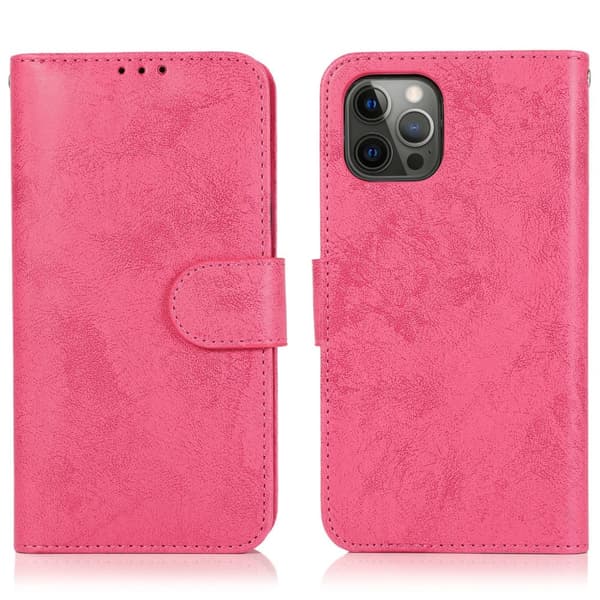 iPhone 15 Pro Max - Elegant Plånboksfodral i PU-läder med 3-kortfack